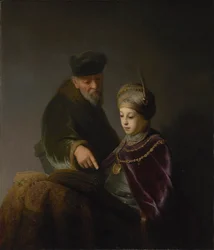 Un jeune érudit et son tuteur